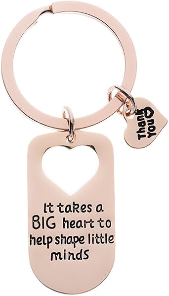 Infinity Collection Teacher Charm Keychain, Teacher Gift - Show Your Teacher Appreciation, Teacher Keychain