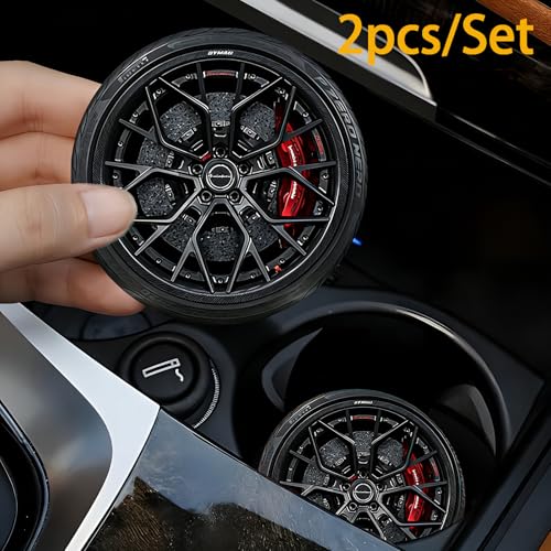 Portavasos de coche para Corvette C8 2020-2025 2 piezas miniatura 6