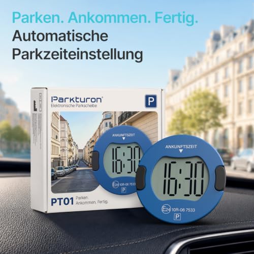 Parkturon Elektronische Parkscheibe mit Zulassung, Automatische Parkscheibe – Ansicht 6