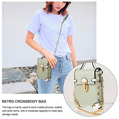 KESYOO Bolsa de Mensageiro Crossbody para Telefone Mini Bolsa de Corrente Quadrada de Moda Bolsa Bol