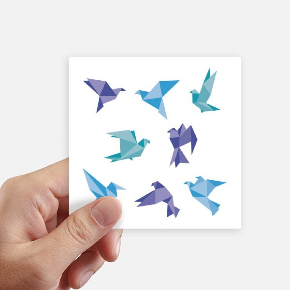 Sticker pigeon abstrait pour masquer les rayures de valise et décorer un ordi