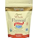 Spectrum Organic Whole Flaxseed, 15 Oz Bag