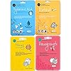 celavi Face Mask Set Korean Beauty Essence Facial Paper Sheet Mask Korea Skin Care Moisturizing 2 Packs of each 12 New flavors K-Beauty Skincare 24 masks in a pack Made in Korea