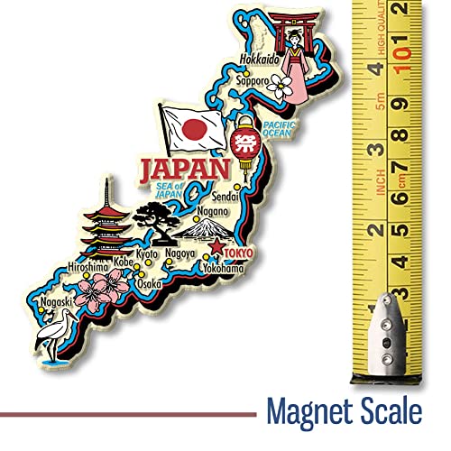 Classic Magnets INTL-118 Japan Jumbo Country Map Magnet thumb #1