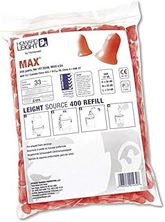 Honeywell MAX-LS4-REFILL Howard Leight Earplug Dispenser, Orange, (Pack of 2000)