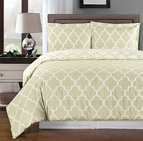 Royal Hotel Meridian Full/Queen Duvet Cover Set, 100% Cotton