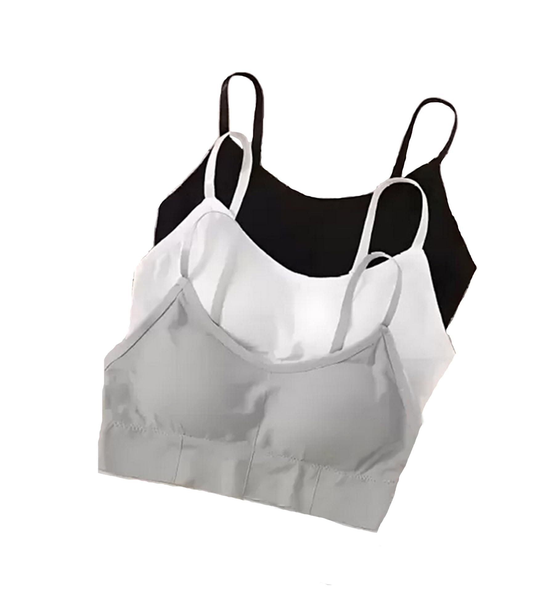 braafee Pack of 3 Women's Cotton Slightly Padded Teenager Full Coverage Sports Fitness Yoga and Gymwear, Fashionable Lifestyle, Outdoor Life Bra (Multicolor)-picture-9