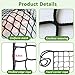 KAERYHET Safety Rope Net Kids Pet Stairs Balcony Railings Protection Rope Netting Playground Safety Net Sports Netting Baseball Softball Backstop Nets Black