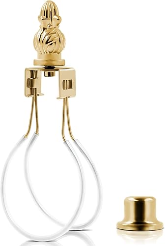 Miniatura 2 de Adaptador de clip de bombilla para pantalla de lámpara, soporte para pantalla de lámpara con remate de perilla de tapa y niveladores de silicona,