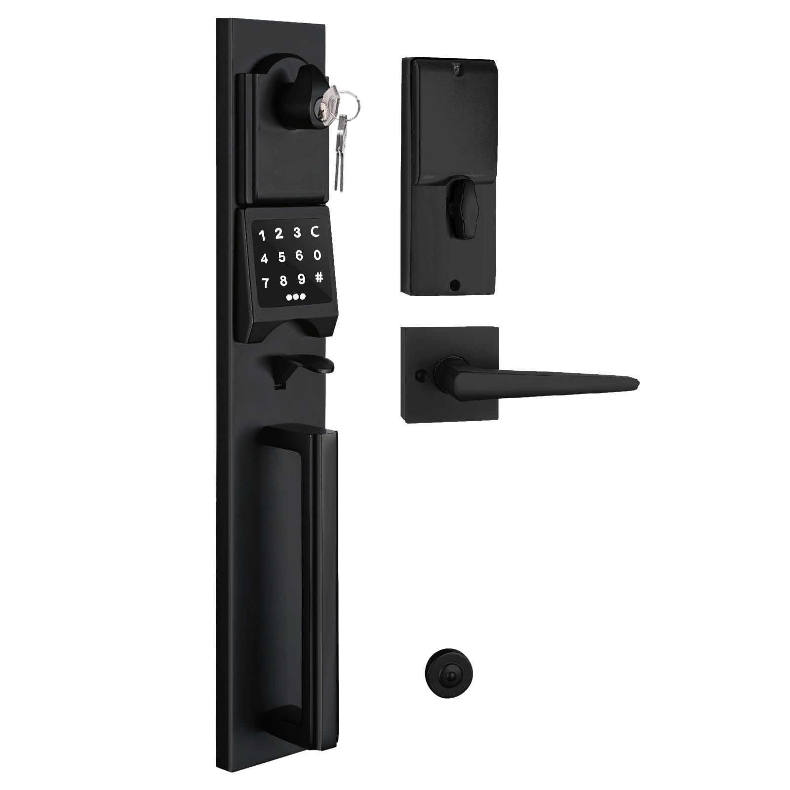 NEWBANG Front Door Handle and Deadbolt Set Reversible — Amazon image 9
