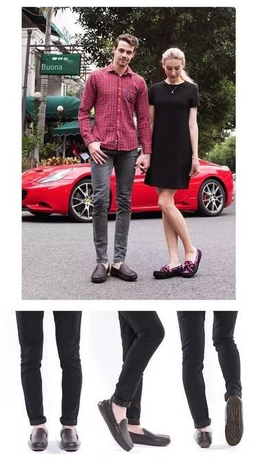 Men's Leather Loafers, Slip-On Casual Shoes3