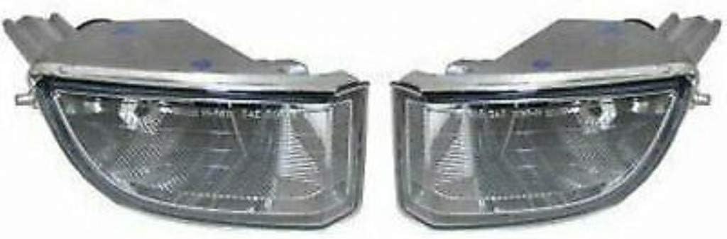 For Toyota RAV4 2001 2002 2003 Fog Light Assembly Pair Driver and Passenger Side DOT Certified TO2594101, TO2595101