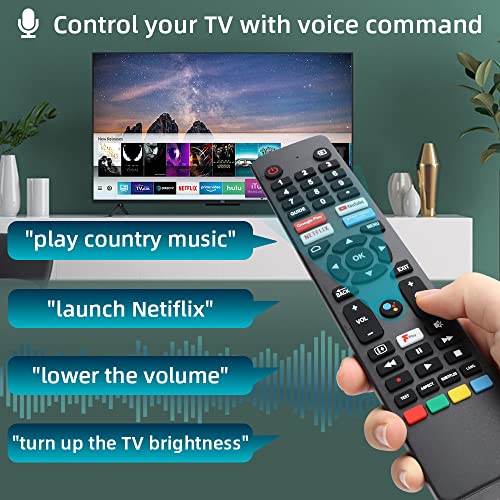 Gvirtue RM-C3250 RMC3250 Voice Remote Control for JVC Smart 4K UHD Ultra HD HDR LED LCD TV LT-32CA690 LT-32CA790 LT-40CA790,No Setup Required - Image 3