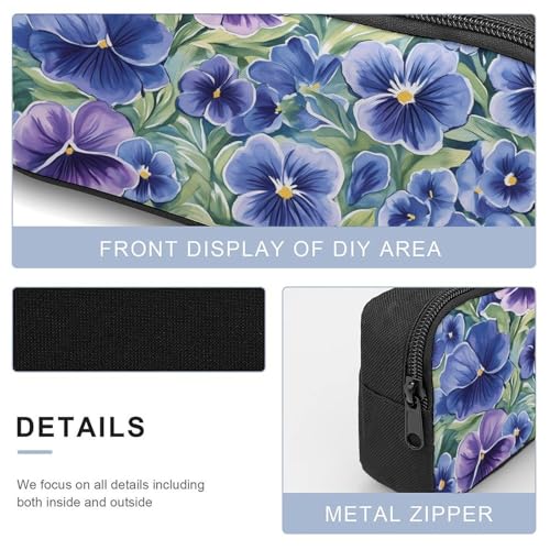 Pansy And Leaves Large Travel Backpacks Carry on Backpack Weekender Bag with 2 Storage Pockets for Men And Women4