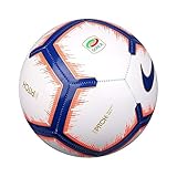 Talla 4: 8-12 años. Nike Serie A Pitch 2018 2019 - Balón de fútbol Italiano (Talla 4, 8 a 12 años), Color Blanco