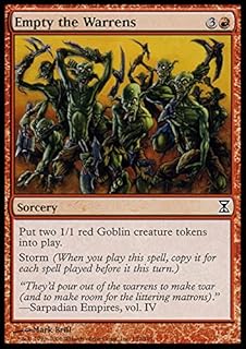 MTG Magic: The Gathering - Empty The Warrens (152) Time Spiral TSP