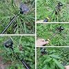 SIXCAR Weed Remover Tool,Portable Garden Weeder Tool,New Manganese Steel Weeding Tools,for Hand Weeder for Vegetable Gardening Backyard Farm Planting & Uprooting Weeding Tool (Rubber 6-Tooth)