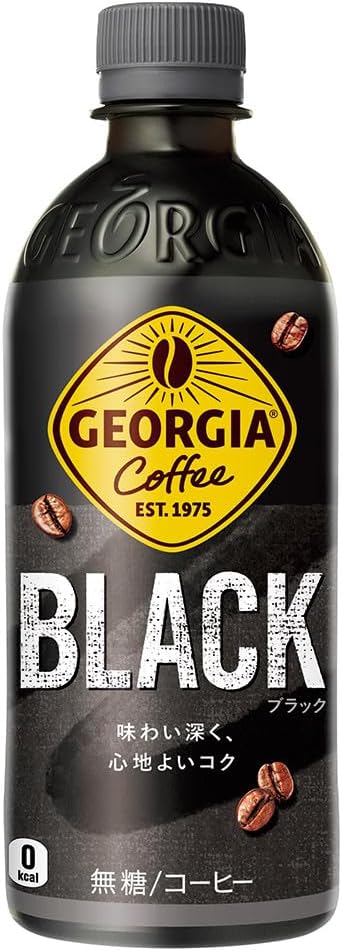 Coca-Cola Georgia Black 16.9 fl oz 500 ml PET