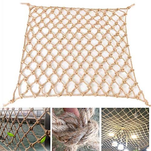 Filet de sécurité en jute pour sécuriser un balcon et protéger les enfants