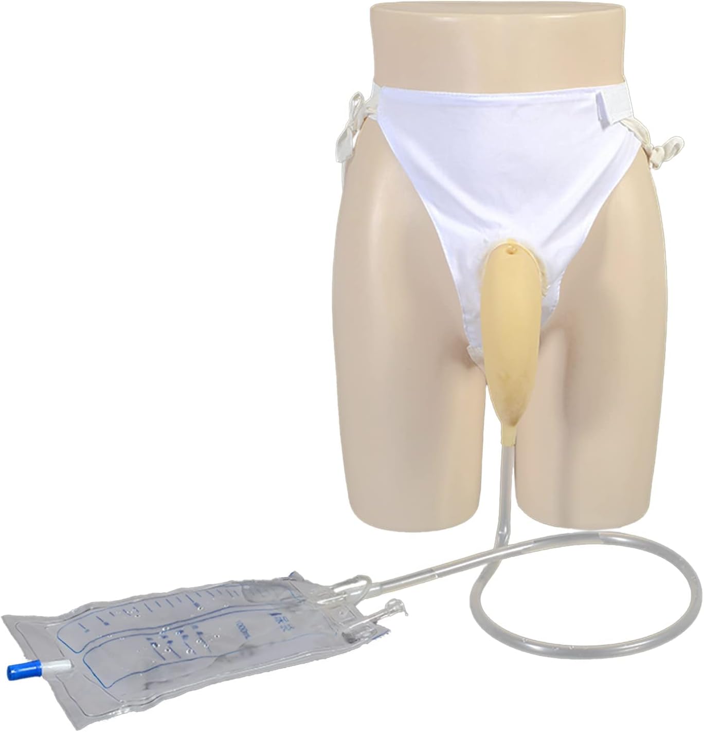 Wearable Urinal for Men, Urinary Drainage Bag System(1000ml)