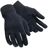 Tour Master Polar Fleece Mens Liner Street Motorcycle Gloves - Black/Large/X-Large
