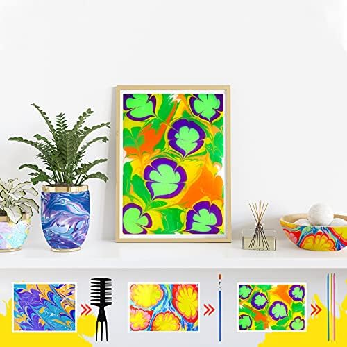 12-Color Coodoo Arts & Crafts Gifts for Kids Girls Toys, Water Marbling Paint Art Kits Create Your Own Unique Painting Stem Activities Top Crafts Toys for Ages 6+ Boys & Girls Toys 8 51plYSFOSaL. AC