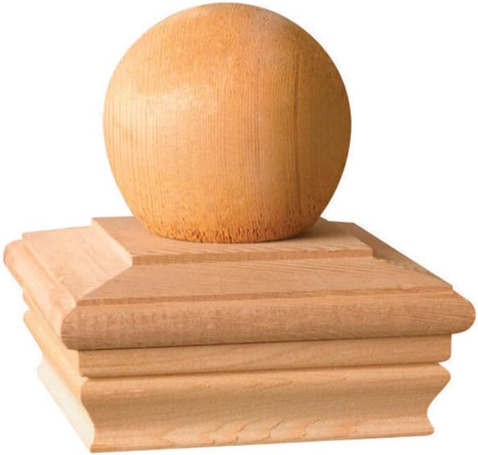 Deckorators 5.5 in. H x 4 in. W Brown Wood Post Cap6