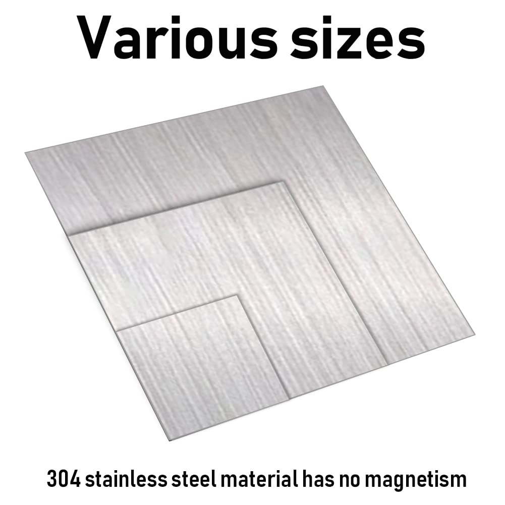 Uxcell 304 Stainless Steel Sheet, 3mm X 4" X 8" Brushed Finish - Good For Industry, Machinery - View #8