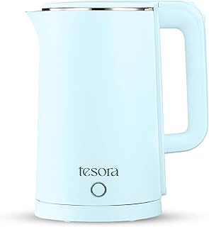 Tesora Premium Electric Kettle | Auto Power Cut | Boil-Dry Protection | Cool Touch Double Wall | 1500 Watts |1-Year Warran Price In India