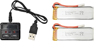 XK K110S用バッテリーｘ２個＆充電器セット（USB電源仕様） K110&K100＆WLTOYS-V966&V977共通