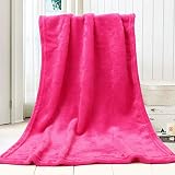 Firzero Throw Blanket Bed Blanket for Kids & Adults, Comfortable Warm Anti-Static Flannel Throw Blan