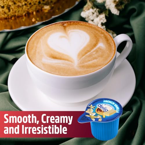 French Vanilla Creamer Singles, 48 Pieces of Individual Coffee Creamers, Perfect Delight French Vanilla Creamer for Home, Office or On the Go, Flavorful Coffee Experience Anytime - Thumbnail 5