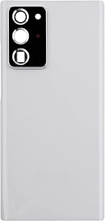 Vvsialeek Tapa trasera compatible con Samsung NOTE20 Ultra 5G SM-N985F SM-N985F/DS, color blanco