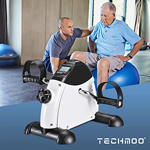 Image of Under Desk Bike Pedal Exerciser Portable Home Exercise Bike Pedal Exerciser Foot Peddler Portable Therapy Bicycle Leg Peddler Portable Mini Cycle Bike for Hands Arm Trainer