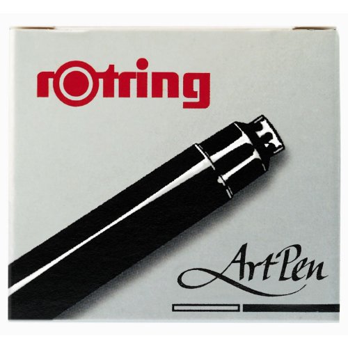 Rotring Artpen - 6 Unwashable Brown Ink Cartridges In Carton Box.
