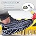 GMQJSQQQ Unisex Steel Toe Shoes Safety Shoes, Anti-Smash & Puncture Work Shoes, Industry Construction Composite Toe Work Sneakers, Fashionable Safety Footwear, Soft Comfortable Breathable,A-EU-44