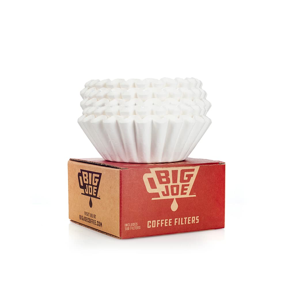 Big Joe® Large Coffee Filters (500 Count) - Tall Walled Commercial Coffee Filters - Compatible with BUNN and 12-Cup Home & Commercial Machines