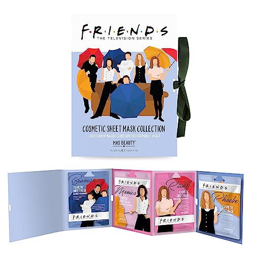 MAD BEAUTY Friends Sheet Face Masks Booklet (Pack of 4), 1 g (Pack of 1)