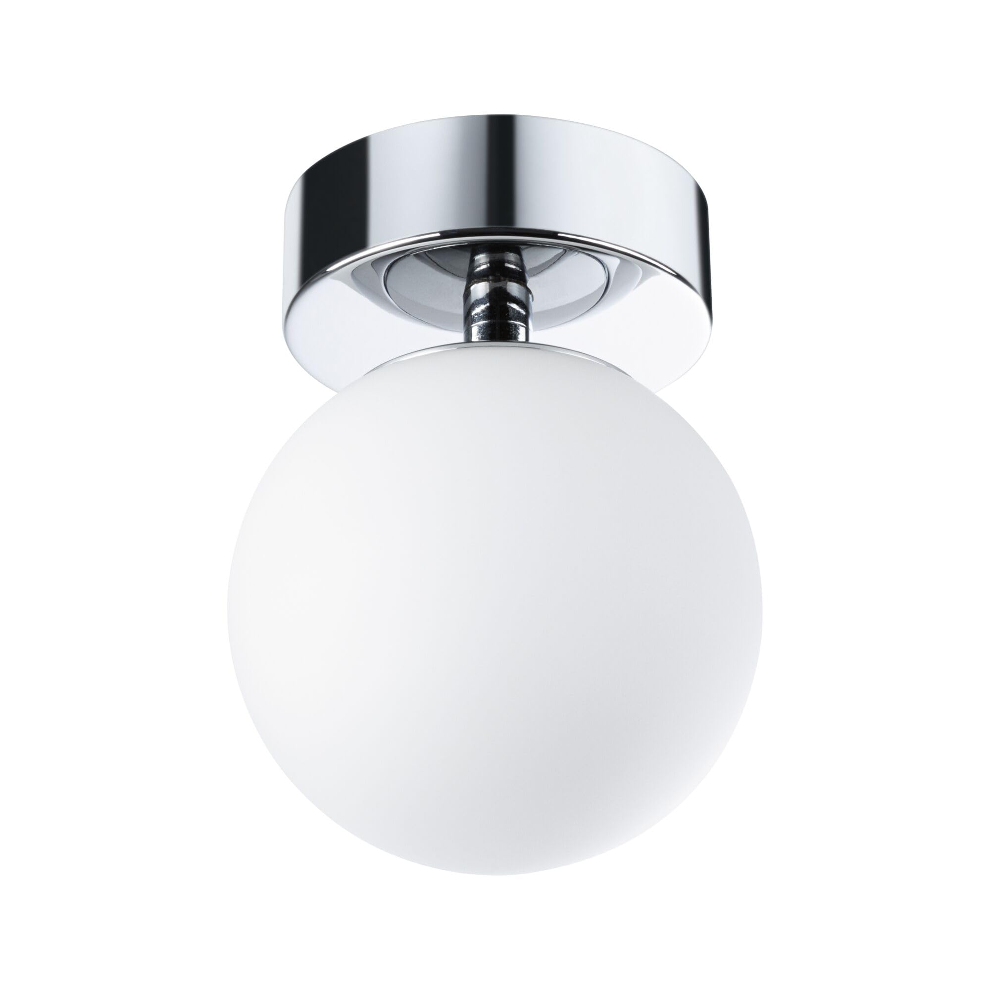 Paulmann 71064 Plafón LED Selection Bathroom Gove IP44 3000K 400lm 230V 5W, cromado, satinado luminaria de baño