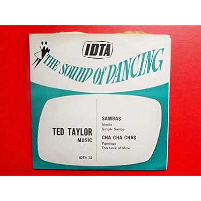 Taylor, Ted Sambas 7" IDTA IDTA19 EX/EX 1971 wraparound picture sleeve, as Ted Taylor Big Band