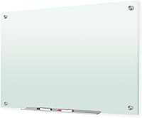 Vista 85 de J&J worldwide Glass Whiteboard Yearly Calendar - 35" X 47" Large Wall Whitrboard - White Board Dry Erase Planner for Wall Home, School, Office