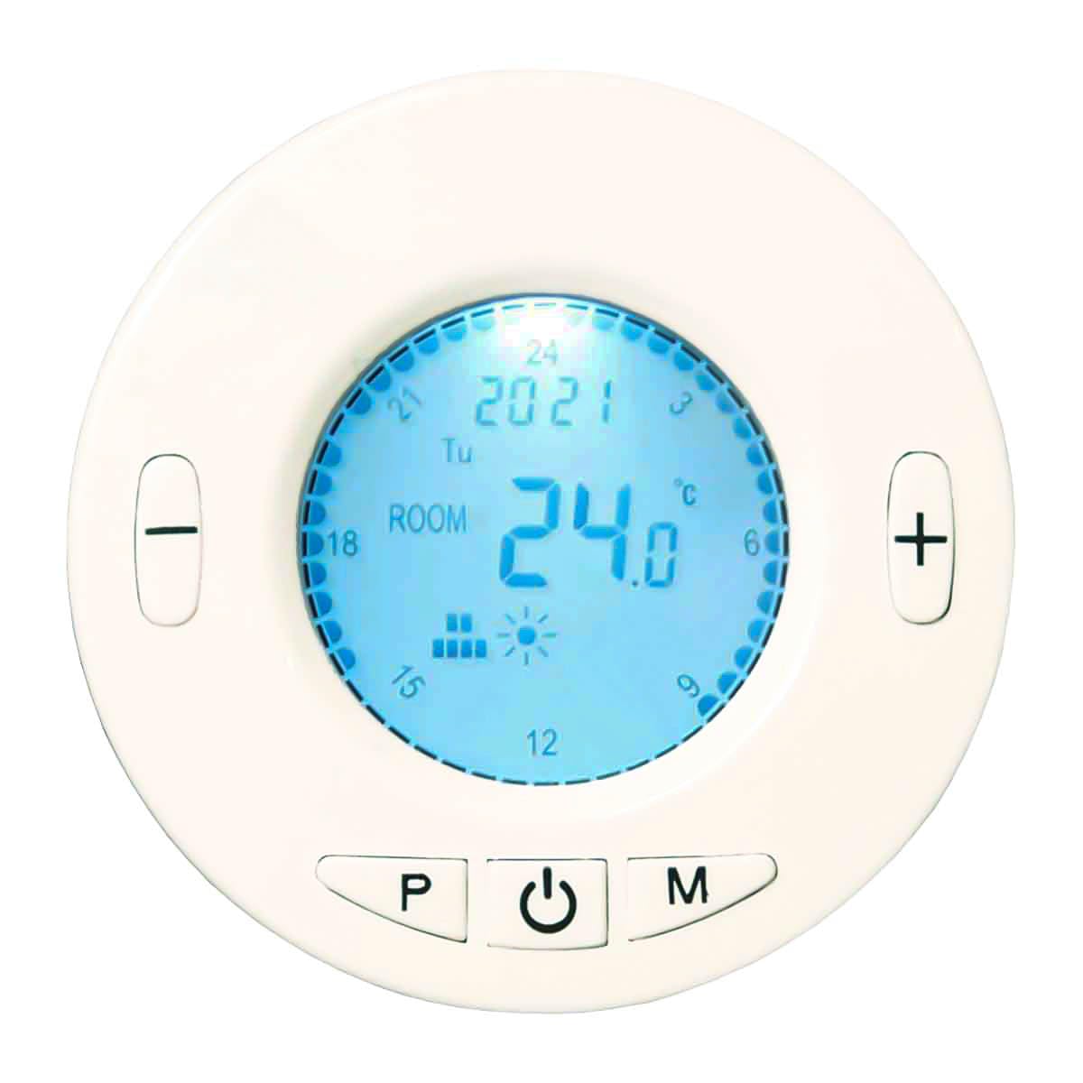 LOWENERGIE Termostato elettronico TRV termostato valvola digitale programmabile testa termostatica (2, termostato programmabile)