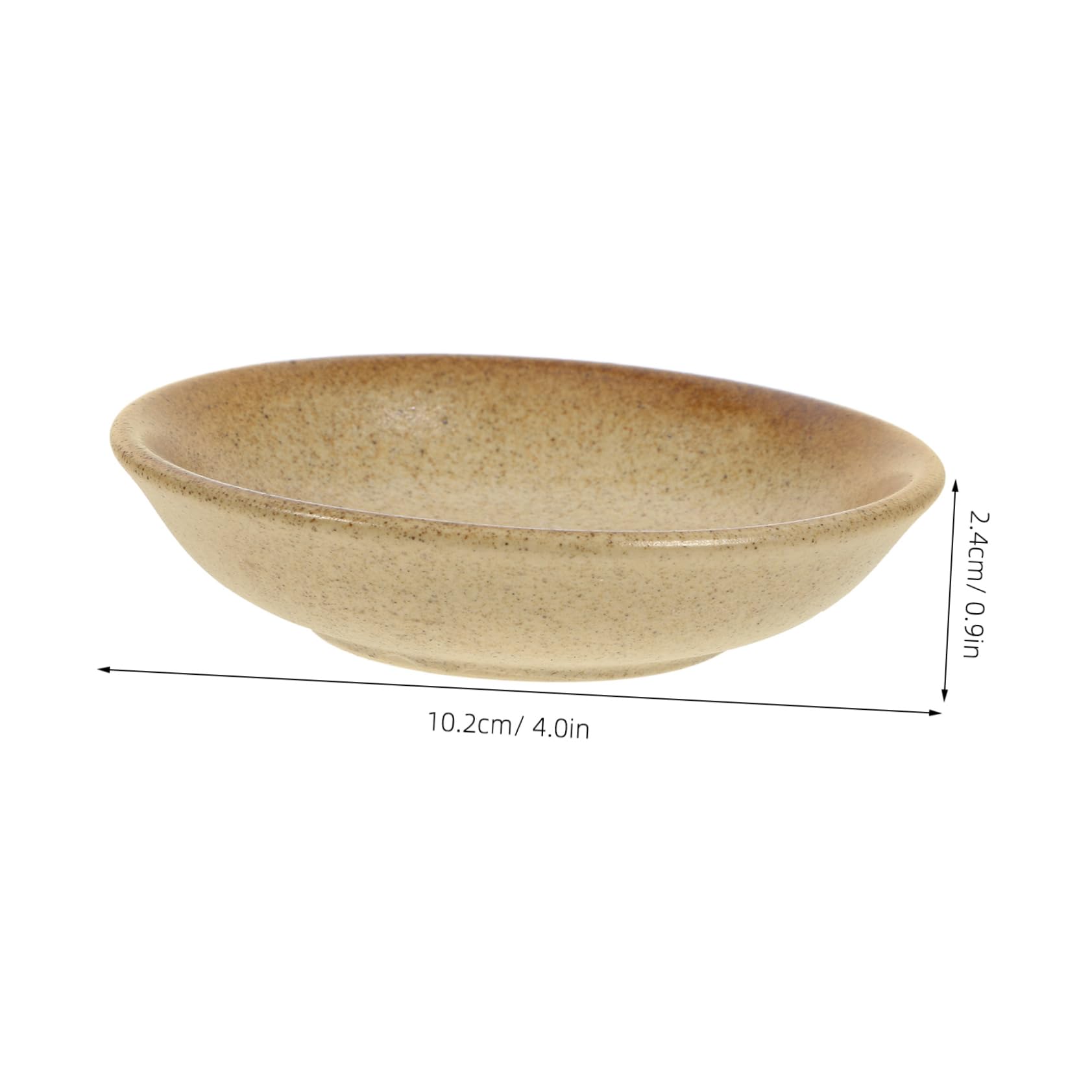 SOLUSTRE 6 Small Sauce Bowls Ceramic Sushi Plate Japanese Condiment Bowls Mini Dipping Sauce Trays Charcuterie Serving Set