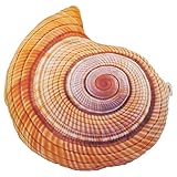 JIANEEXSQ Simulation Marine Beach Sea Snail Conch Shaped Throw Pillows Plush Cusion Nap Pillow Home