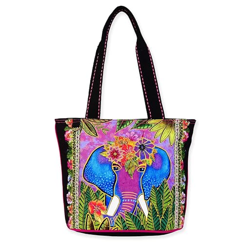 Bolso tote mediano Laurel Burch Alijah miniatura 1