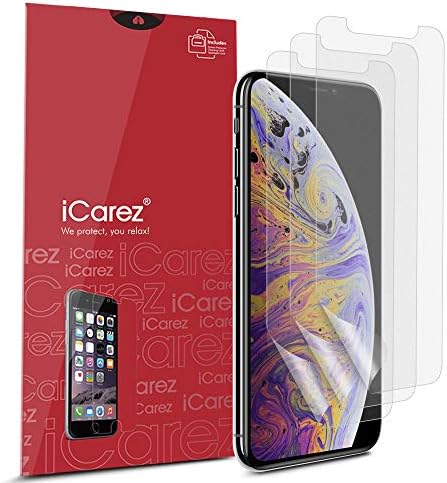 iCarez HD Anti Glare Matte Screen Protector for iPhone 11 Pro Max/iPhone XS Max 6.5-Inches, 3-Pack