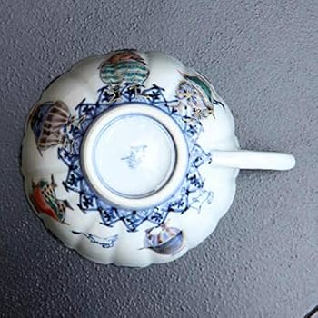 山本長左　九谷焼　カップ&ソーサー　異邦人　珈琲碗皿　コーヒーカップ 楽天市場】山本長左【宮内庁御用達】九谷焼コーヒー碗皿