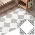 WOWSTAR 30-Pack Peel and Stick Floor Tiles, 12 x 12in Vinyl Flooring Tiles, Self-Adhesive Waterproof Flooring Planks for Kitchen, Dining Room, Bedrooms, 30 Sq. Ft - Linear Pattern