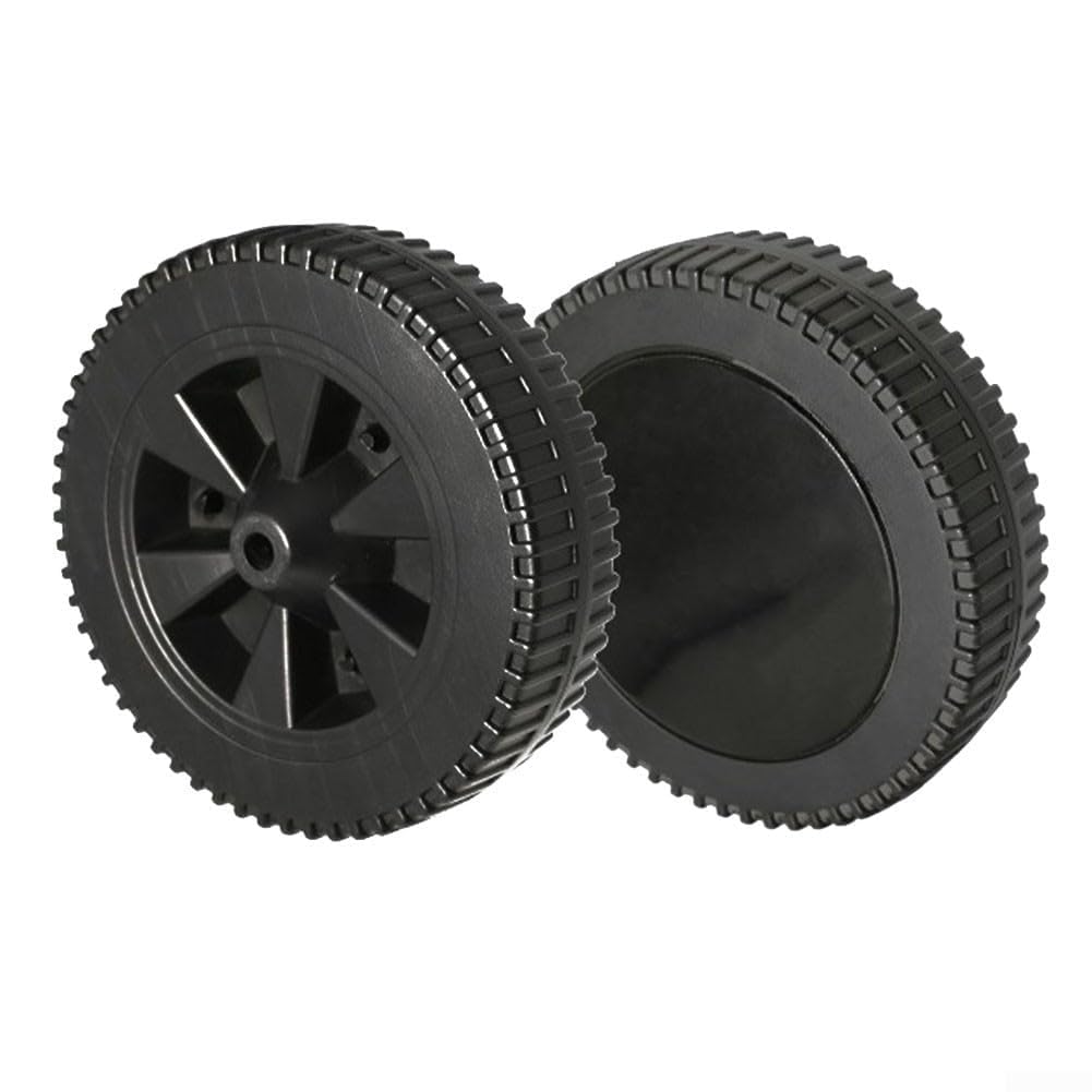 Ruote di ricambio per barbecue 17,8 cm, plastica, resistenti al calore e all'usura (170 mm)