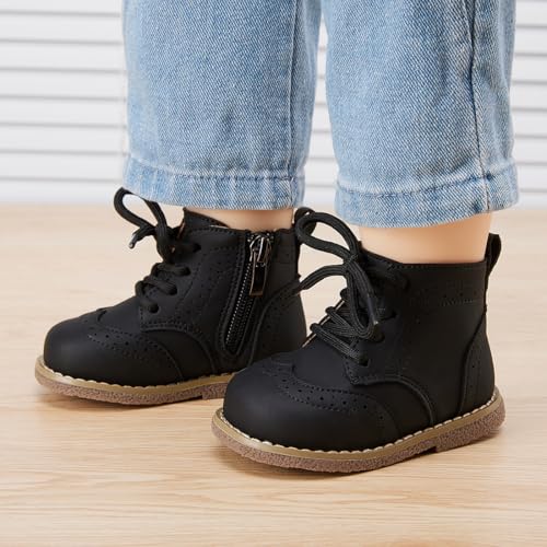 BMCiTYBM Baby Boys Girls Boots Infant Shoes First Walking Booties for All Seasons for 6 9 12 15 18 24 Months2